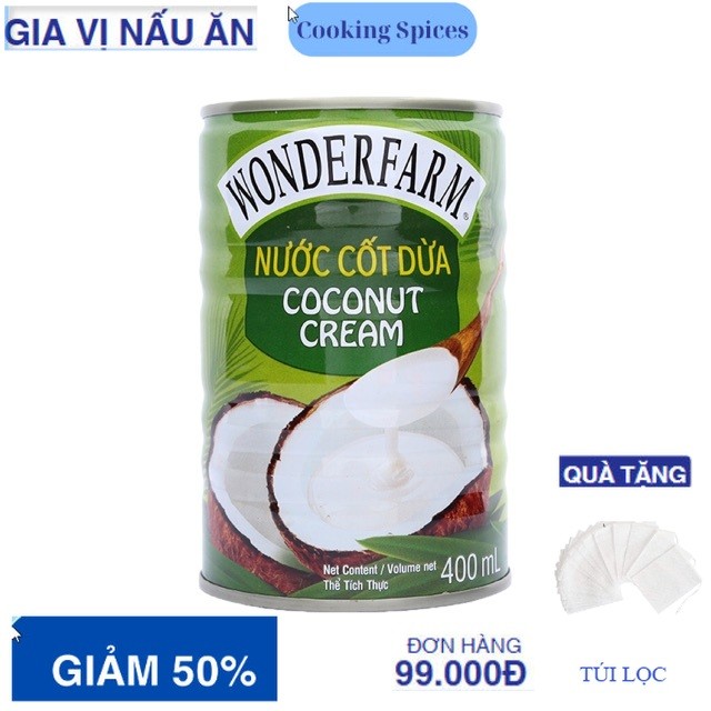 Nước cốt dừa sánh thơm 400gr