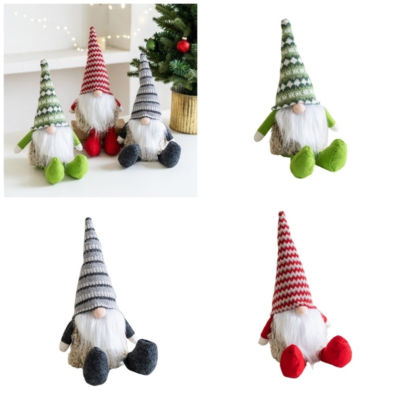 Yu Quyến Rũ Giáng Sinh Handmade Gnomes Handmade Sang Trọng Gnomes Nhân Vật Trang Trí Mặt Gnomes Cho 
