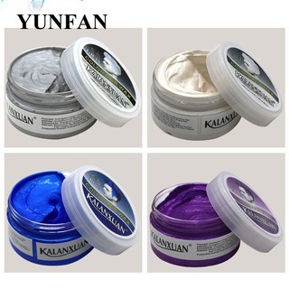 Kalanxuan 100g Sáp Vuốt Tóc Tạo Kiểu, Đổi Màu Tạm Thời Cho Nam & Nữ Color Hair Wax