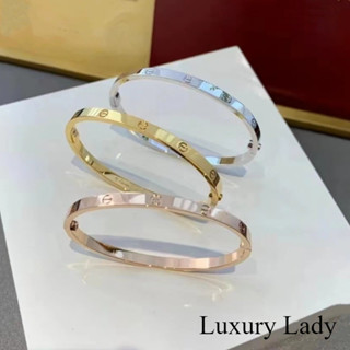  Vòng tay bằng thép titan dát tinh tế mạ vàng 18K nhẹ nhàng sang trọng phong cách cổ điển dễ dàng phù hợp với vòng tay nữ Phụ kiện quà tặng tốt nhất 