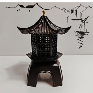 Yangting Cung Điện Đèn Lồng Lư Hương Trầm Hương Gỗ Đàn Hương Mây Tốt Lành Lư Hương Trà Lễ Nhà