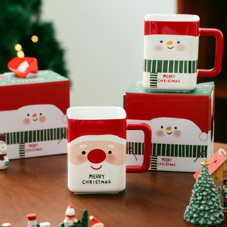  Cốc Giáng sinh Cốc gốm sáng tạo Cốc nước ông già Noel Cốc ăn sáng Cốc cà phê Quà tặng thực tế Quà tặng 