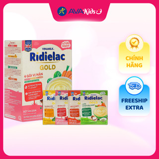Bột ăn dặm Vinamilk RiDielac Gold 4 vị mặn hộp 200g (7 - 24 tháng)