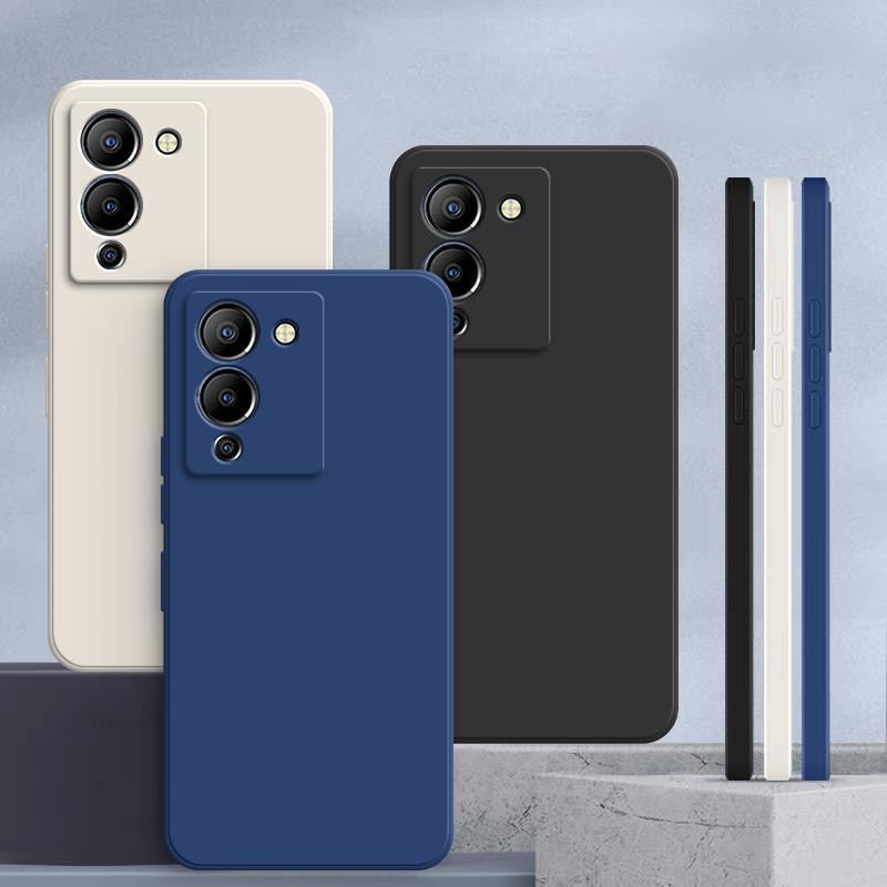 Ốp lưng infinix Note 12 G96, màu trơn infinix Note12 G96 Vỏ bảo vệ silicon chống rơi màu trơn đơn gi