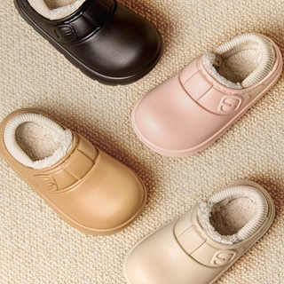 Cheerful Mario dép bông Đi Trong Nhà Trẻ Em Nữ Chống Trơn Trượt Chống Thấm Nước Mùa Đông sục lót lông Ấm Áp Bé Trai Bé Gái Giày Tuyết