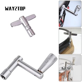 WAY2TOP Phím trống , Phím điều chỉnh trống đa năng phong cách T Style Z, Phụ kiện trống tốc độ chuyển động liên tục 5,5mm Cờ lê vuông tiêu chuẩn