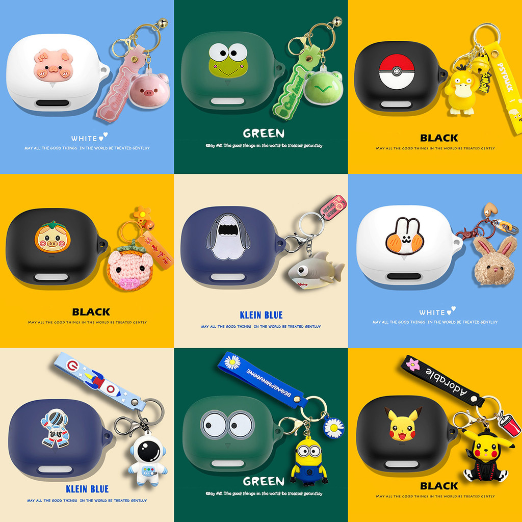 Case for Soundcore Liberty 4 Pro Protective Silicone Soundcore Liberty 4 NC Cute Cartoon Covers Wire