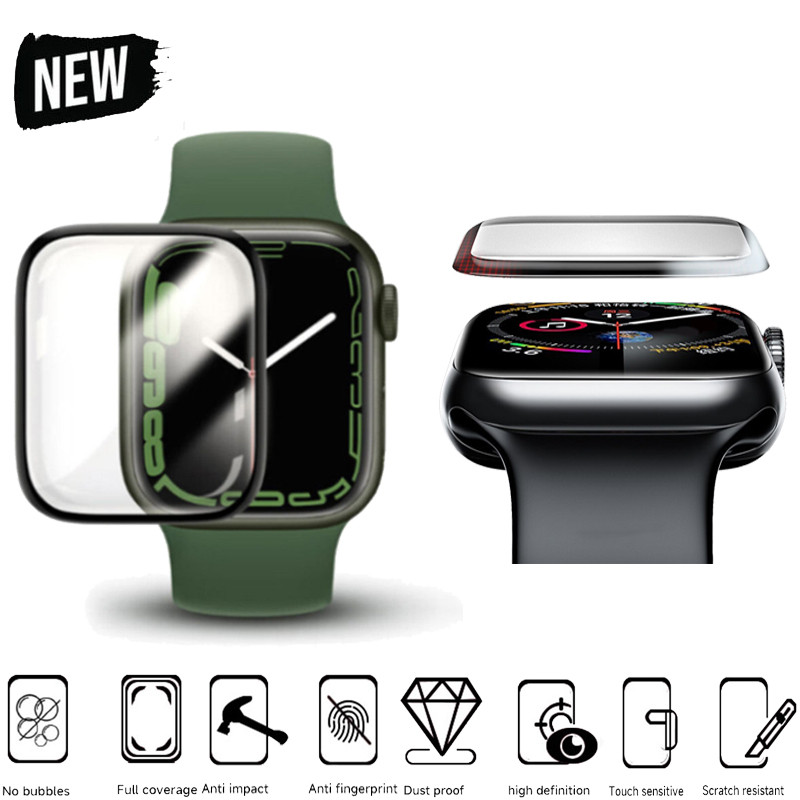 Phim bảo vệ đồng hồ phim tổng hợp 3D Tương thích với Apple Watch Series10 46mm 42mm Iwatch Series10 