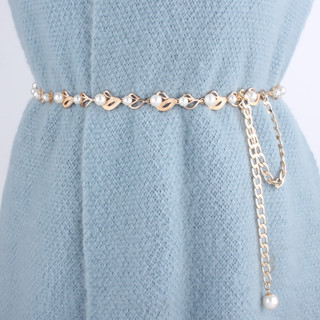 Thắt lưng dây xích kim loại nữ phiên bản Hàn Quốc, đa năng và thời trang