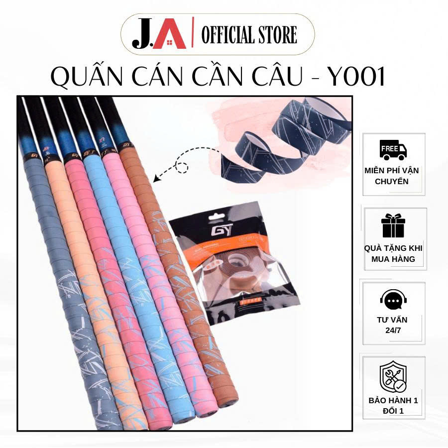 Quấn Cán Cần Câu Cá GY720 – Y001, Chống Trượt, Êm Tay, Bám Tốt, Chống Thấm Mồ Hôi, Phụ Kiện Câu Cá T