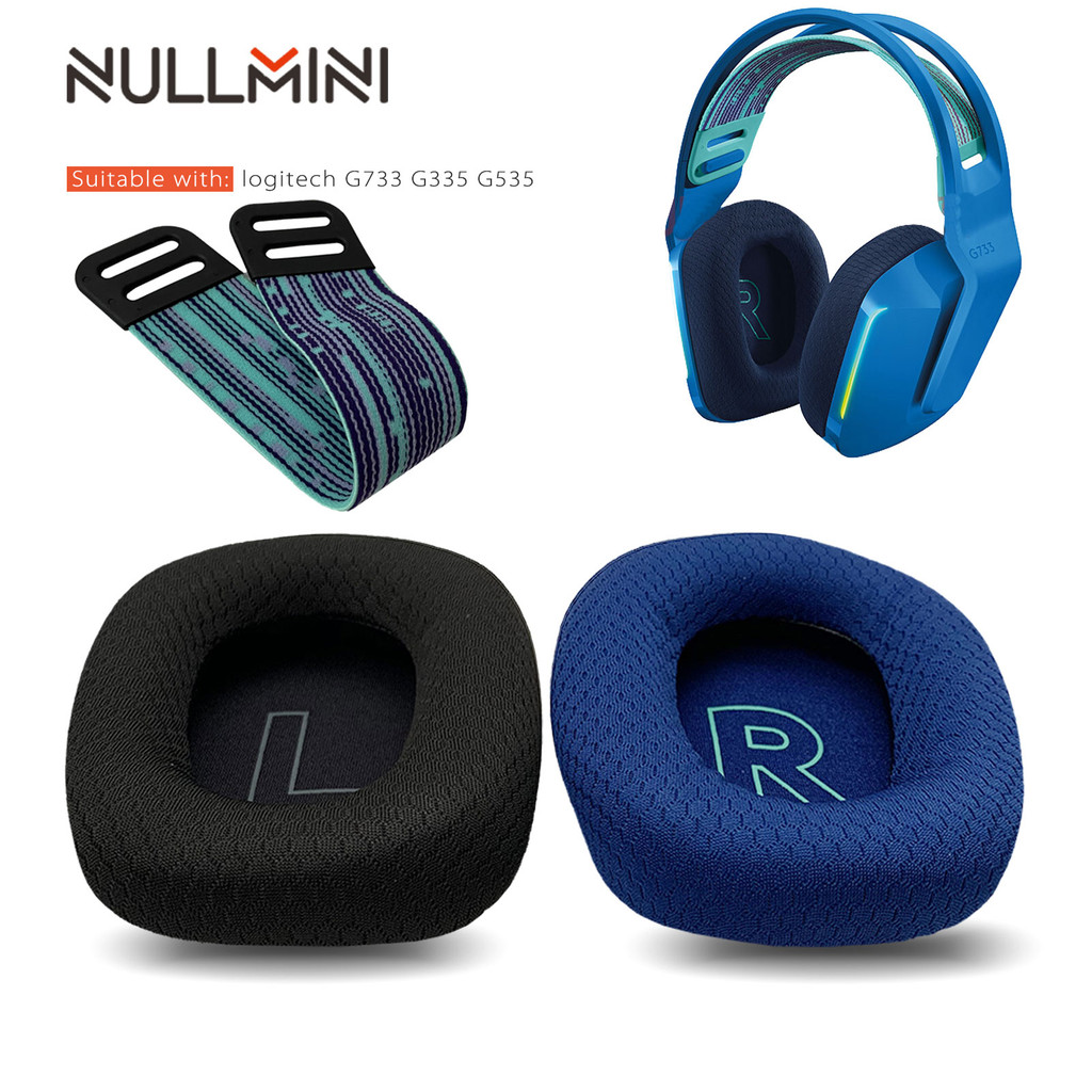 Miếng đệm tai nghe tay áo bằng lưới NullMini cho tai nghe Logitech G335 G535 G733 - Đệm tai thay thế