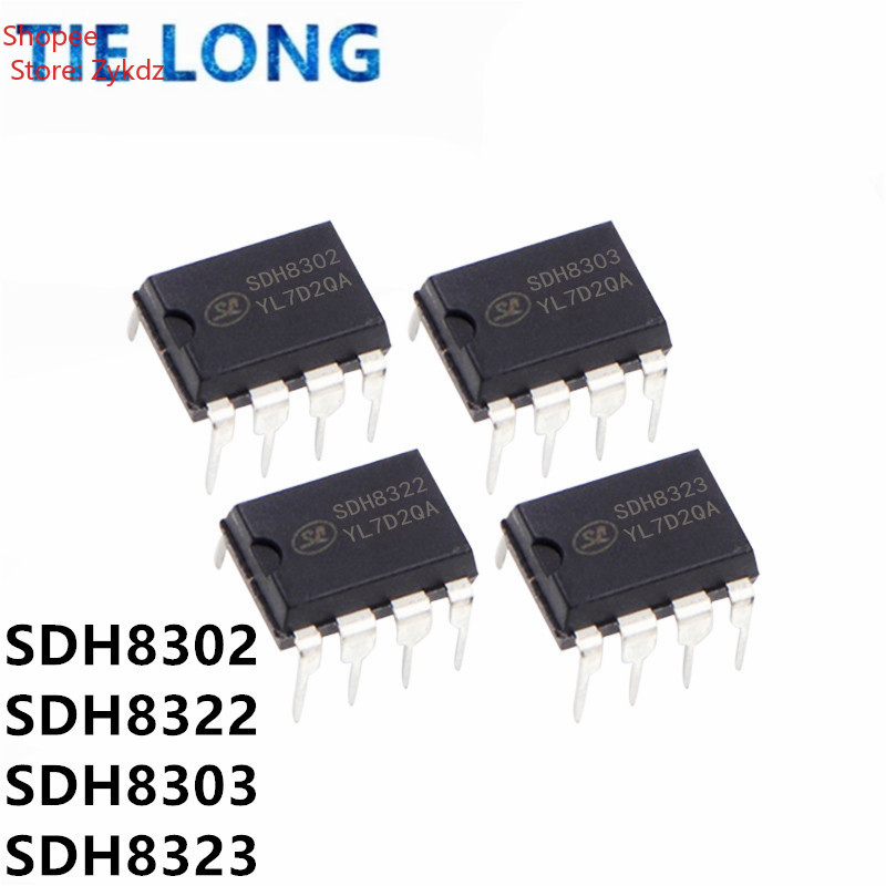 10 CHIẾC SDH8302 SDH8303 DIP8 Chip nguồn nội tuyếnSDH8322 SDH8323 DIP7