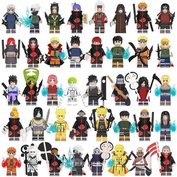 Thích hợp cho Lego Nội địa Naruto Sasuke Sasuke Uzumaki Naruto Lắp Ráp Khối Xây Dựng Đồ Chơi