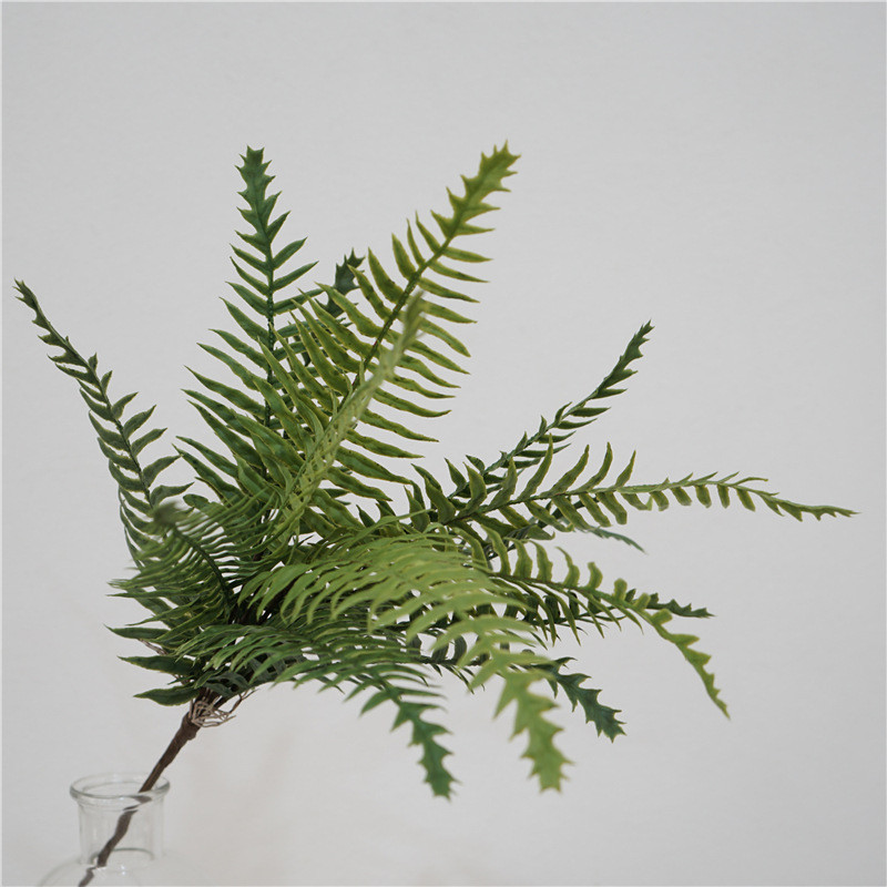 Artificial Fern Plant Wall Hanging Fake Flower Bouquet Green Plant Landscaping Tree Leaves Indoor