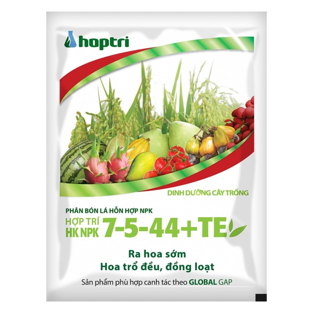 Phân bón lá hỗn hợp Hợp Trí HK NPK 7-5-44+TE 40g