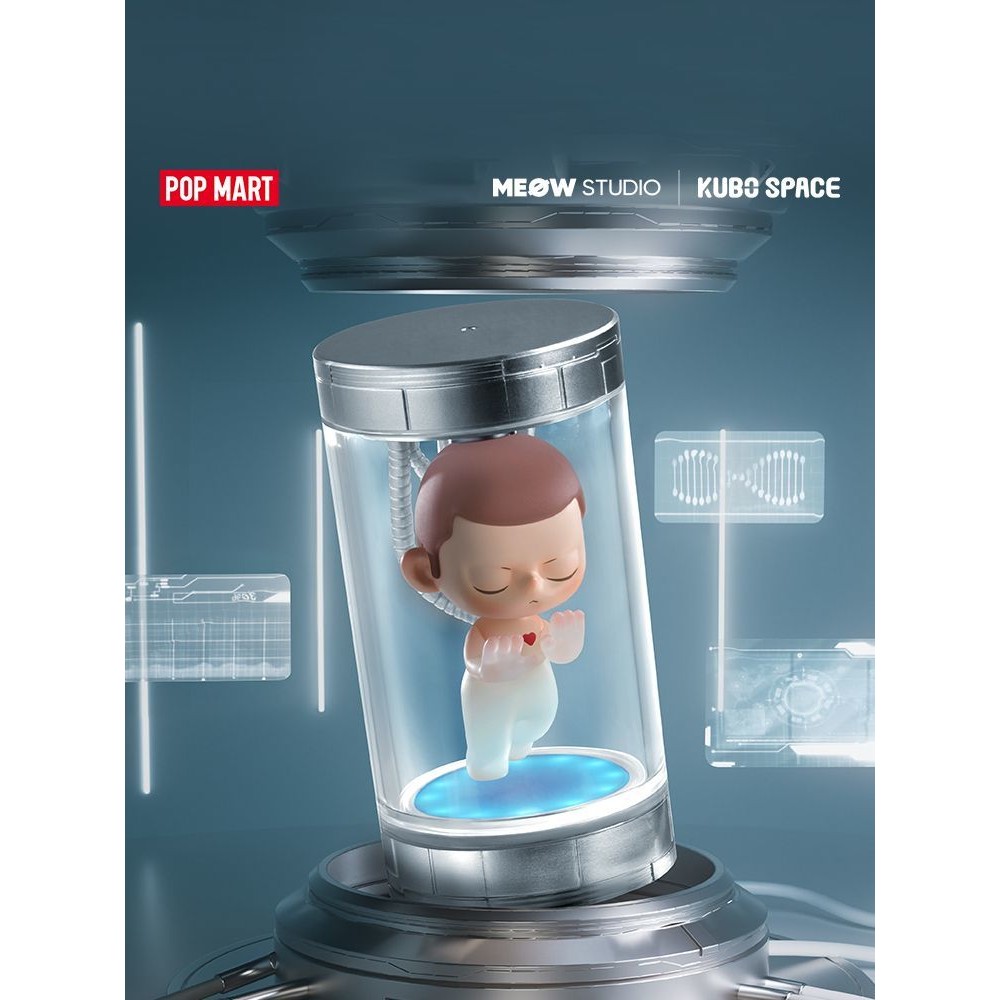 POPMART KUBO Sunset City Series Hình Hộp bí ẩn Quà tặng đồ chơi hợp thời trang