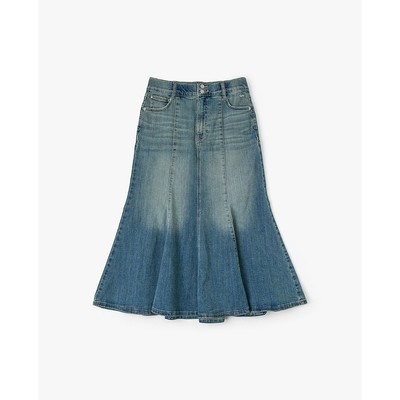 LEE - Chân váy denim midi đuôi cá Modern Skirt_LWB011155204431-A09017