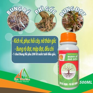 Phì Gốc To Củ Bung Rễ, Bung Rễ Phì Gốc Mai - Khích Rễ Mạnh Phì Gốc nhanh 500ml,  dùng cho chiết cây