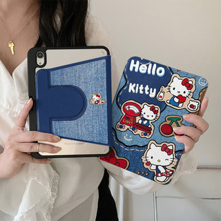  Ốp Lưng Máy Tính Bảng Kawaii Hello Kitty Cho Redmi Pad 2 Pad2 Pro 12.1 Inch SE 11 8.7 Xiaomi Pad 7S Pro 12.5 7 7Pro 6 5 Pro 6SPro Có Nắp Xoay Bút 