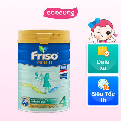 Friso Gold 4, 2 - 6 tuổi, 800g (Giao bao bì ngẫu nhiên)