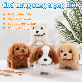  Chó Bông Biết Đi Biết Sủa Biết Kêu - Con chó sang trọng búp bê đồ chơi điện Đồ Chơi Trẻ Em Cho Bé 