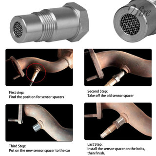 1 / 2 / 3 Elroy Adapter Động Cơ Ô Tô Không Gỉ Kiểm Tra Đèn Adapter Miếng Đệm Thay Thế