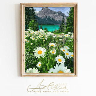  Tranh sơn dầu kỹ thuật số, khổ 40x50cm,cúc B