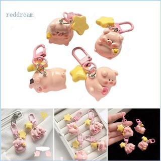 Redd Piggy Ba Lô Trang Trí Móc Chìa Khóa Quyến Rũ Treo Độc Đáo Trang Trí