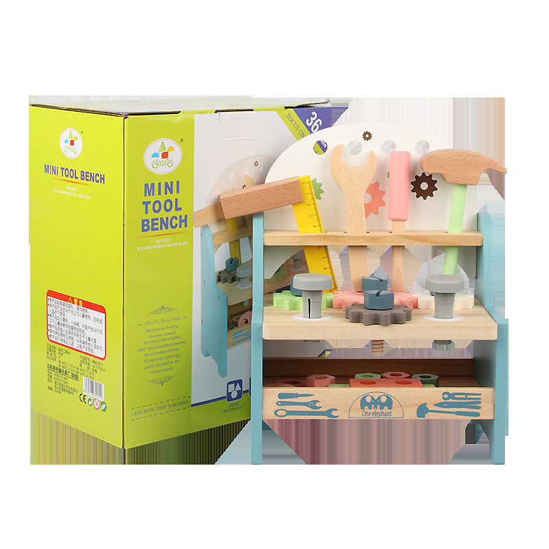 Bộ đồ chơi nhập vai kĩ sư bằng gỗ độc đáo cho bé Đồ chơi kỹ thuật giáo dục nghề nghiệp Kid Center - 