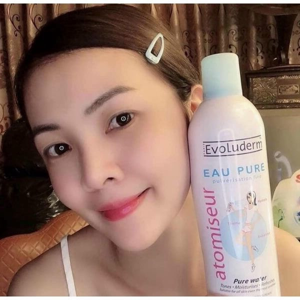 Xịt Khoáng Cấp Ẩm, Làm Dịu Da Evoluderm Atomiseur Eau Pure Water Pháp 150ml & 400ml