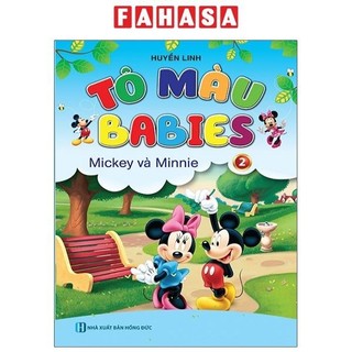 Sách tô màu babies 2 - mickey và minnie