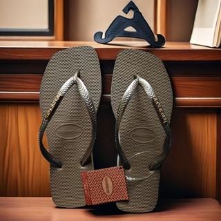 Dép xỏ ngón cao su Havaianas dép nữ thường ngày chịu mài mòn chống trượt đế bằng