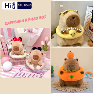 Capybara Đeo Phao Gấu Bông Capybara Phao Vịt Dễ Thương Capybara Phao Bơi Cao Cấp Mẫu Mã Và Kích Thước Đa Dạng