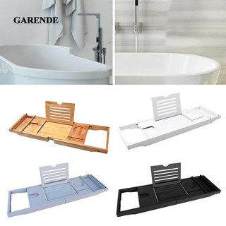 Garande Có Thể Mở Rộng Tre Bồn Tắm Khay Đồ Uống Khay Bồn Tắm Đứng Giữ