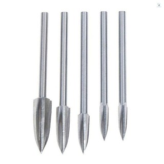 5 Chiếc Chế Biến Gỗ Khắc Dụng Cụ Gỗ Khắc Mũi Khoan Khoan Dụng Cụ Khắc