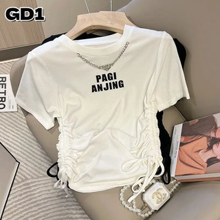 Girl's Paradise áo phông áo thun nữ croptop baby tee Cổ điển Korean Fashion Đơn giản WTX24203H4 31Z240731