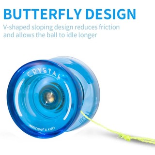 Magic Yoyo K2 Responsive Yoyos Dành Cho Trẻ Em Mới Bắt Đầu Yoyo Với Trục Thép Chịu Lực Hẹp Thân ABS K6C7
