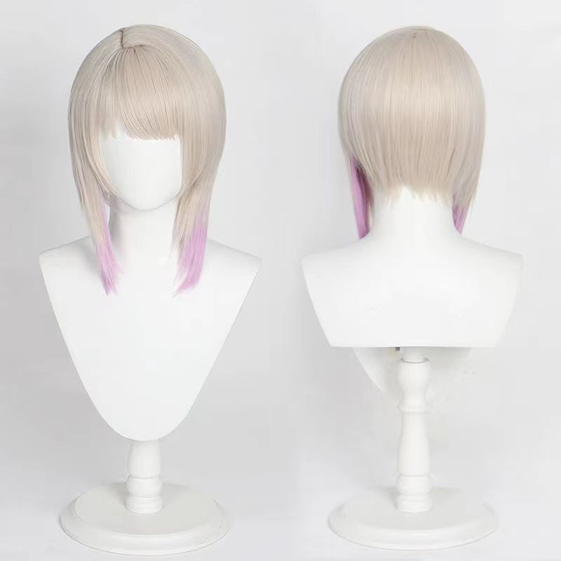 NEEDY GIRL OVERDOSE KAngel Cosplay Tóc Giả VTuber Mưa Ame Ngắn Chịu Nhiệt Tổng Hợp Tóc
