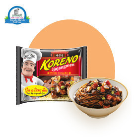  Thùng Mì Trộn Tương Đen Paldo Koreno Jjajangmen Gói 115g x 24 gói - Ăn là ghiền 