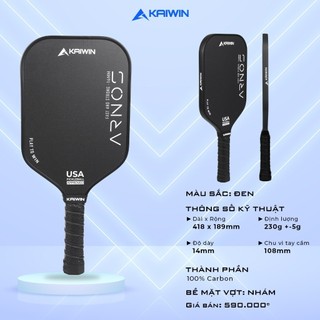 ( Mới, Hàng chính hãng) Vợt Pickleball Kaiwin ARNOS  - Chất Lượng Đỉnh Cao, Hiệu Suất Vượt Trội.