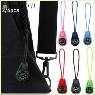 Amber1 2 / 4 Dây Kéo Đuôi Dây 9 Màu Paracord Vòng Tay Phần Móc Khóa Túi Phụ Kiện EDC Dụng Cụ Ngoài Trời