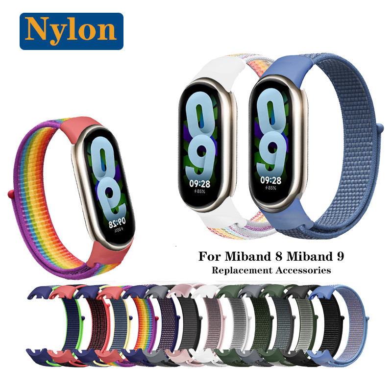 CHO Xiaomi Miband 10 Dây đeo Nylon cho Xiaomi Smart Band 10 9 8 Dây đeo thay thế
