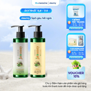 Dầu Gội Dược Liệu JASUNNY Sạch Gàu Hết Ngứa, Dưỡng Tóc Mềm Mại Suôn Mượt Tự Nhiên chai 220ml