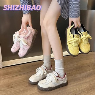 SHIZHIBAO Giày tập luyện Đức cổ điển Mỹ dành cho nữ mùa xuân hè thiết kế Hàn Quốc niche lưới mùa thu giày thể thao sinh viên