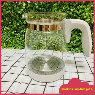   PHỤ KIỆN  Bình Thủy Tinh Coco Bear Bình Thay Thế Dùng Cho ấm đun Nước Pha Sữa CocoBear Không Kèm Nắp 