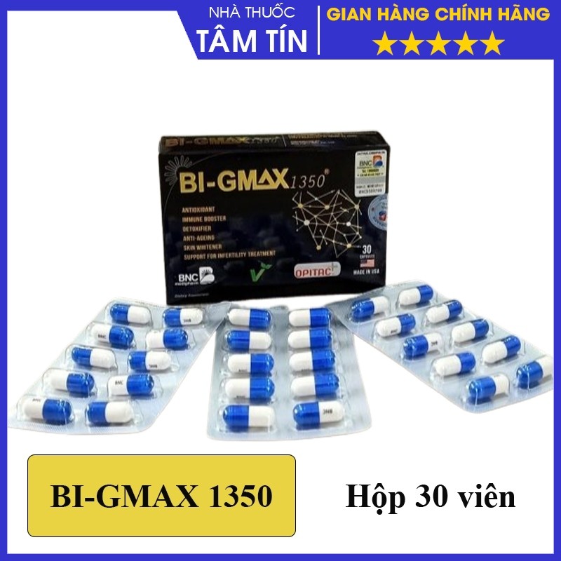 Bi-Gmax 1350 – Hỗ trợ chống oxy hóa, đào thải gốc tự do