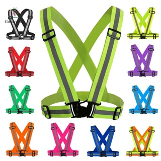 Gootrades Áo Phản Quang Nhẹ An Toàn Đi Xe Đạp Chạy Bộ Đường Giao Thông Ban Đêm Làm Việc Tầm Nhìn Cao Nam Bảo Hộ Lao Động