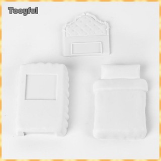 [Kokiya] Nội thất phòng ngủ nhà búp bê Giường đơn thu nhỏ Bố cục tỷ lệ 25 G