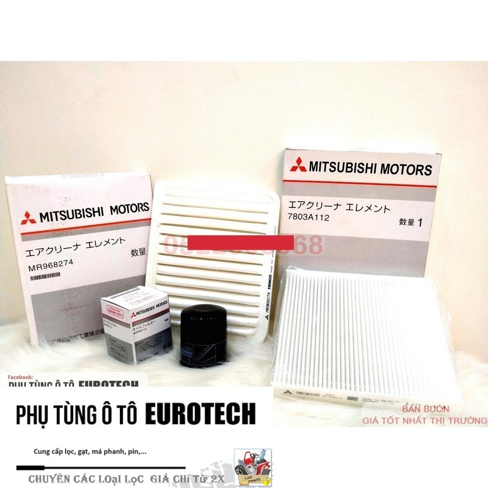 Combo 3 lọc Mitsubishi Outlander 2015 -2021