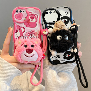 Ốp Lưng Cho iPhone 7 8 Plus SE X S XR XS MAX 15 Pro Ốp Lưng 3D Sang Trọng Búp Bê Winnie the Pooh Paca Dog Vỏ Điện Thoại Dễ Thương